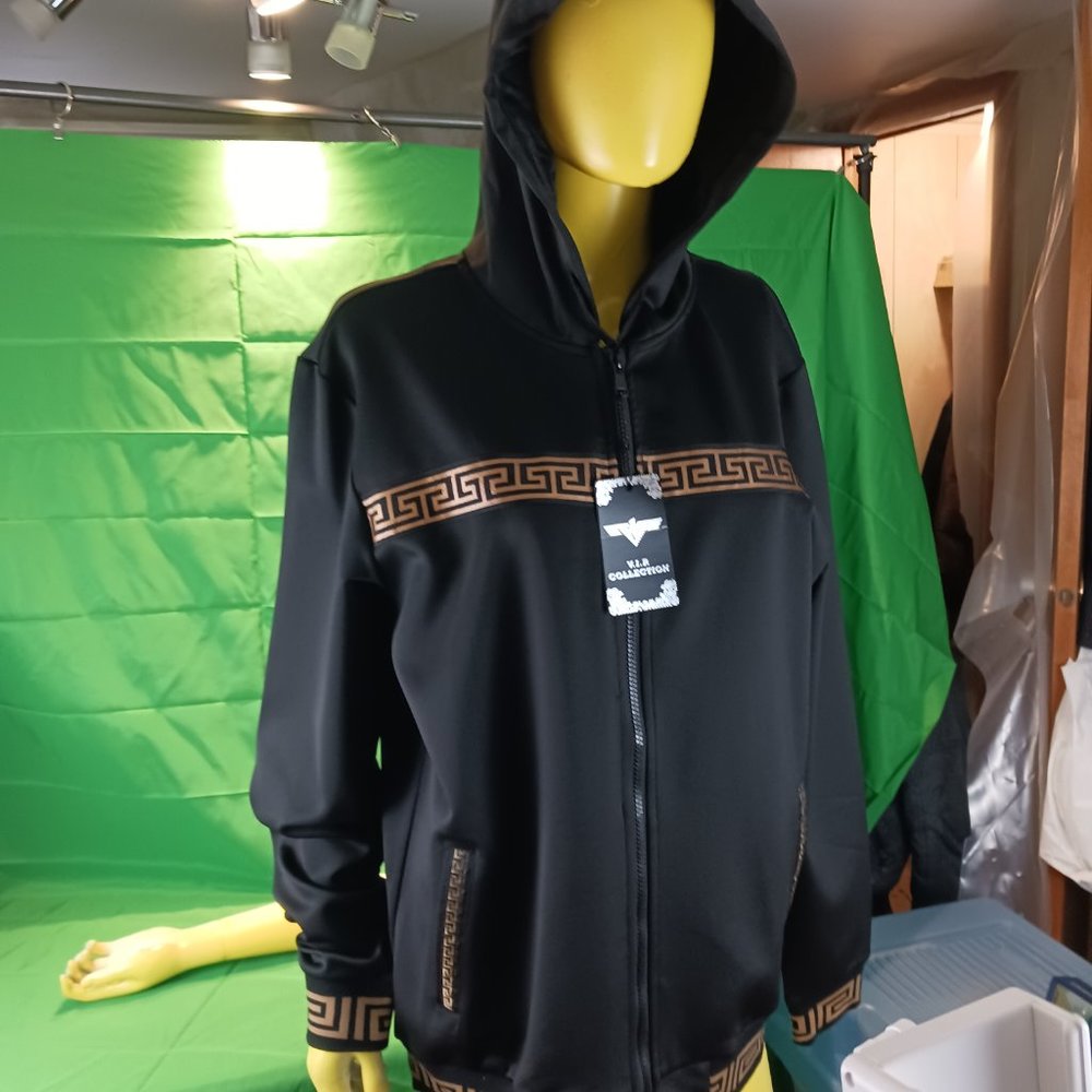 VIP collection inside pockets hoodie black gold gucci style streetwear